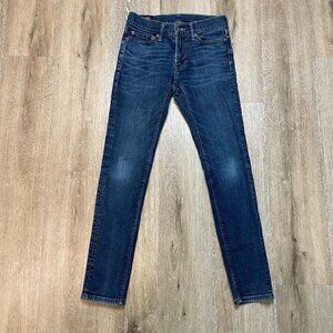 Abercrombie & Fitch Womens Jeans 26W x 30L Felix Super Slim Stretch Blue